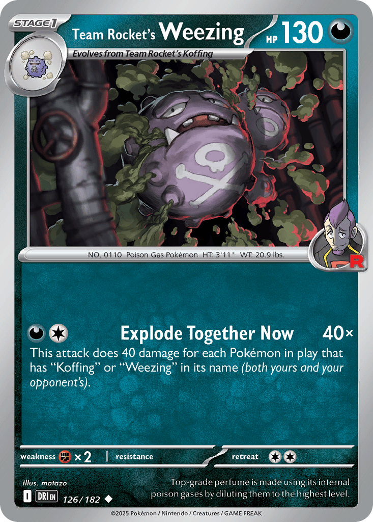 Team Rocket's Weezing
